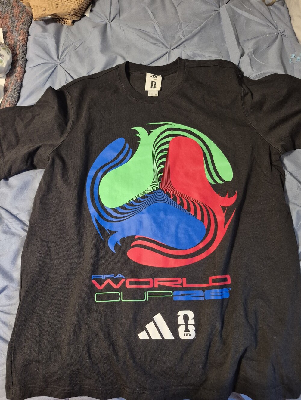 Adidas FIFA World Cup Black Graphic Tee